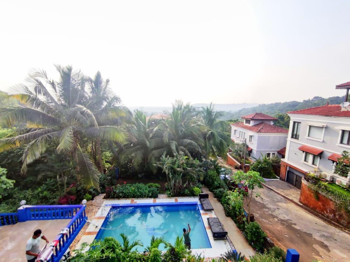 Amazing Hilltop 4 Bhk Villa With Private Pool Near Candolim Buitenkant foto